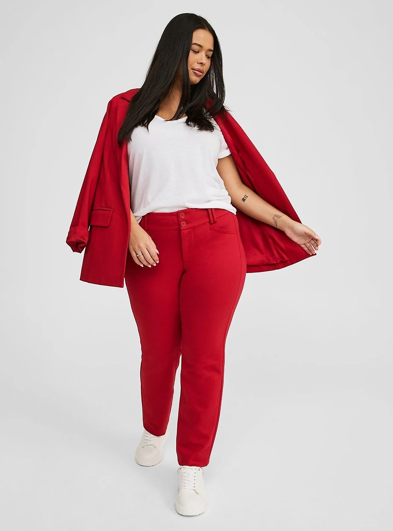 Trouser Straight Ponte Pant