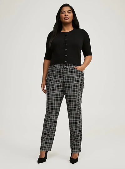Trouser Straight Ponte Pant