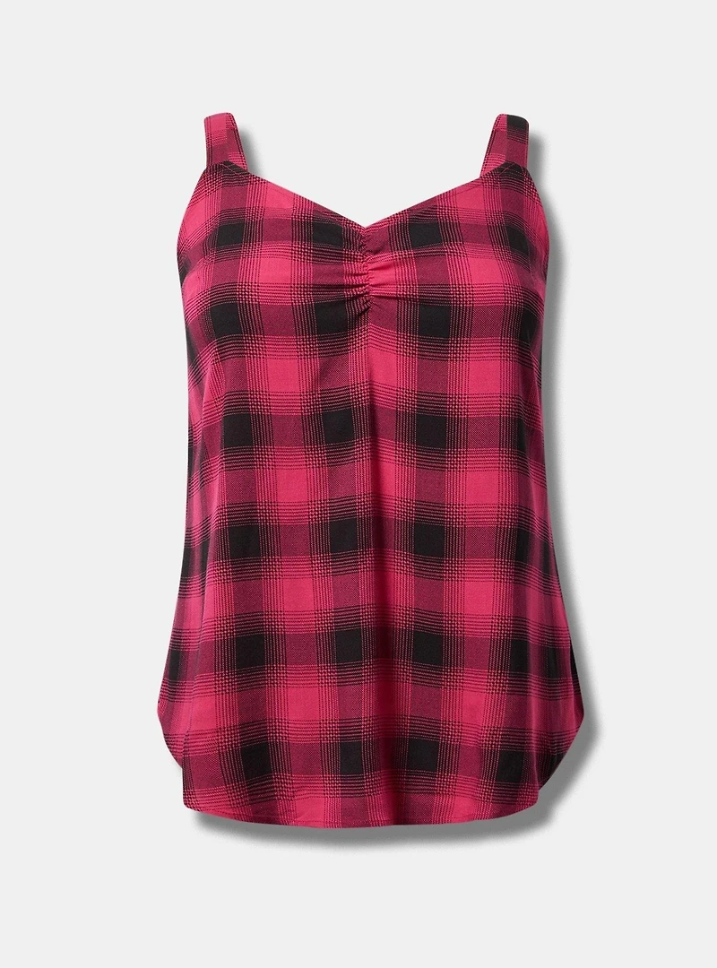 Ava Ruched V-Neck Cami
