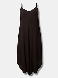 Drape Leg Jumpsuit Cover-Up
