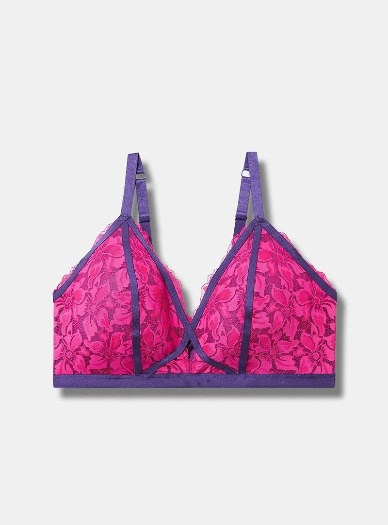 Neon Nights Keyhole Halter Bralette