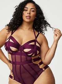 Strappy Cut-Out Bodysuit