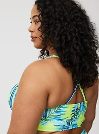 Retro Wireless Twist Front Swim Top