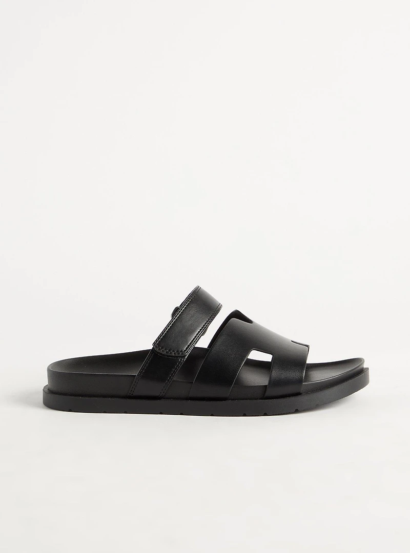 Adjustable H-Band Footbed Slide (WW)