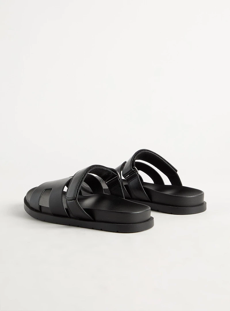 Adjustable H-Band Footbed Slide (WW)