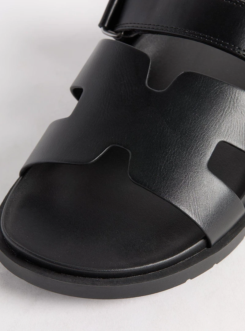 Adjustable H-Band Footbed Slide (WW)