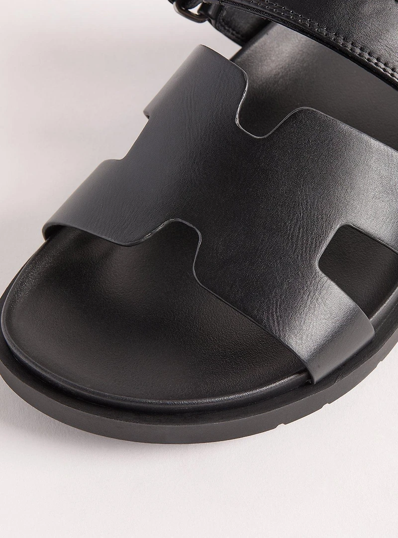 Adjustable H-Band Footbed Slide (WW)