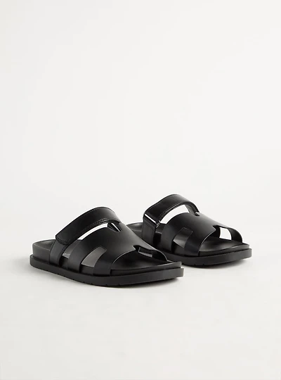 Adjustable H-Band Footbed Slide (WW)