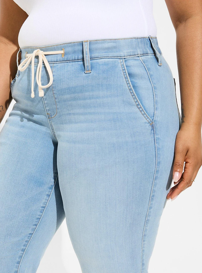 Crop Weekend Mid-Rise Wide Leg Jean