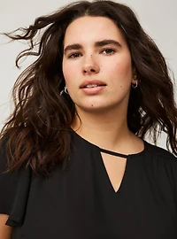 Harper Flutter Sleeve Blouse