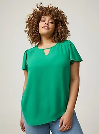 Harper Flutter Sleeve Blouse