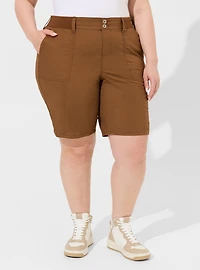 8'' Stretch Poplin Utility Short