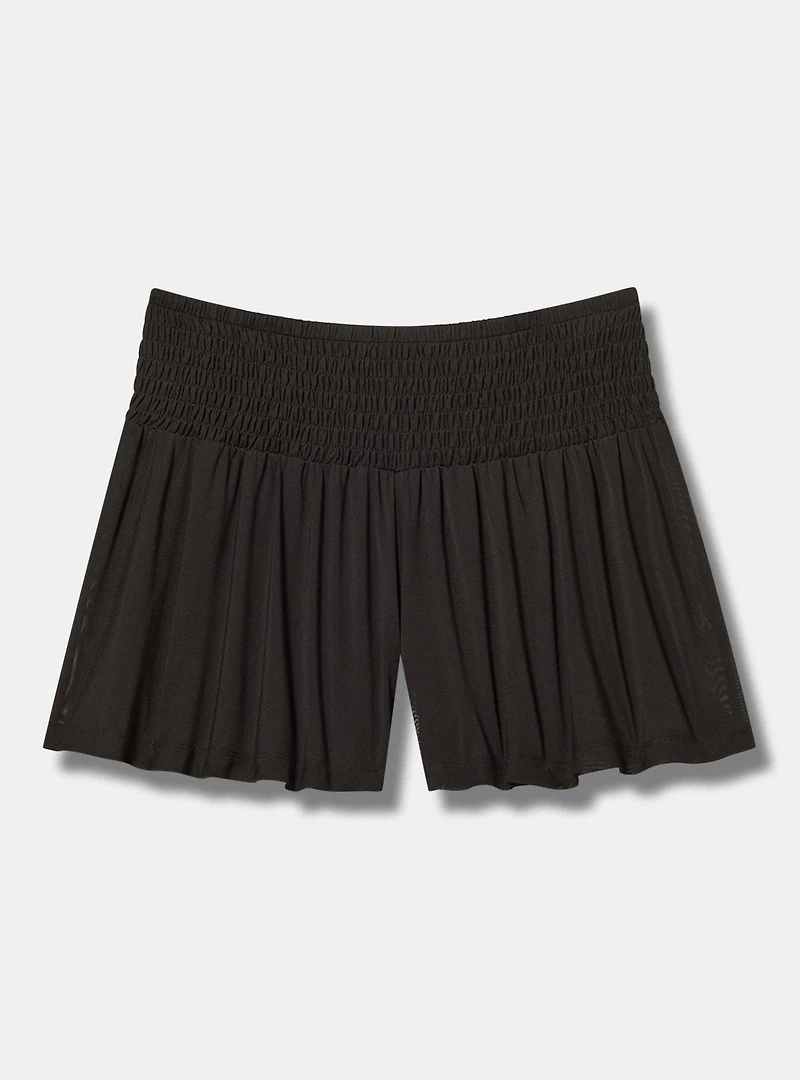 Flowy Mesh Cover-Up Short