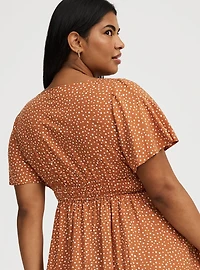 Button Front Maxi Dress