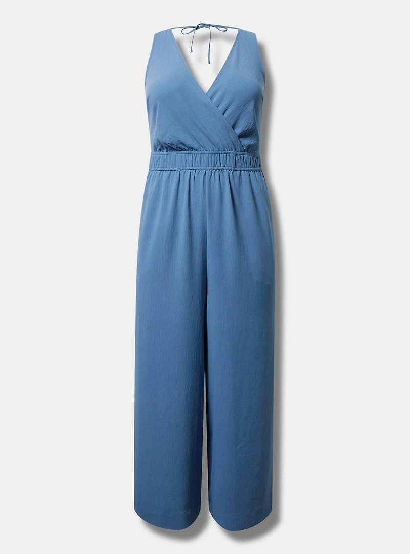 Surplice Wide Leg Jumpsuit