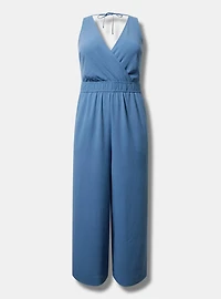 Surplice Wide Leg Jumpsuit