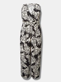Surplice Wide Leg Jumpsuit