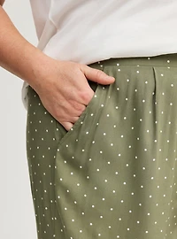 Pull-On Wide Leg Pant
