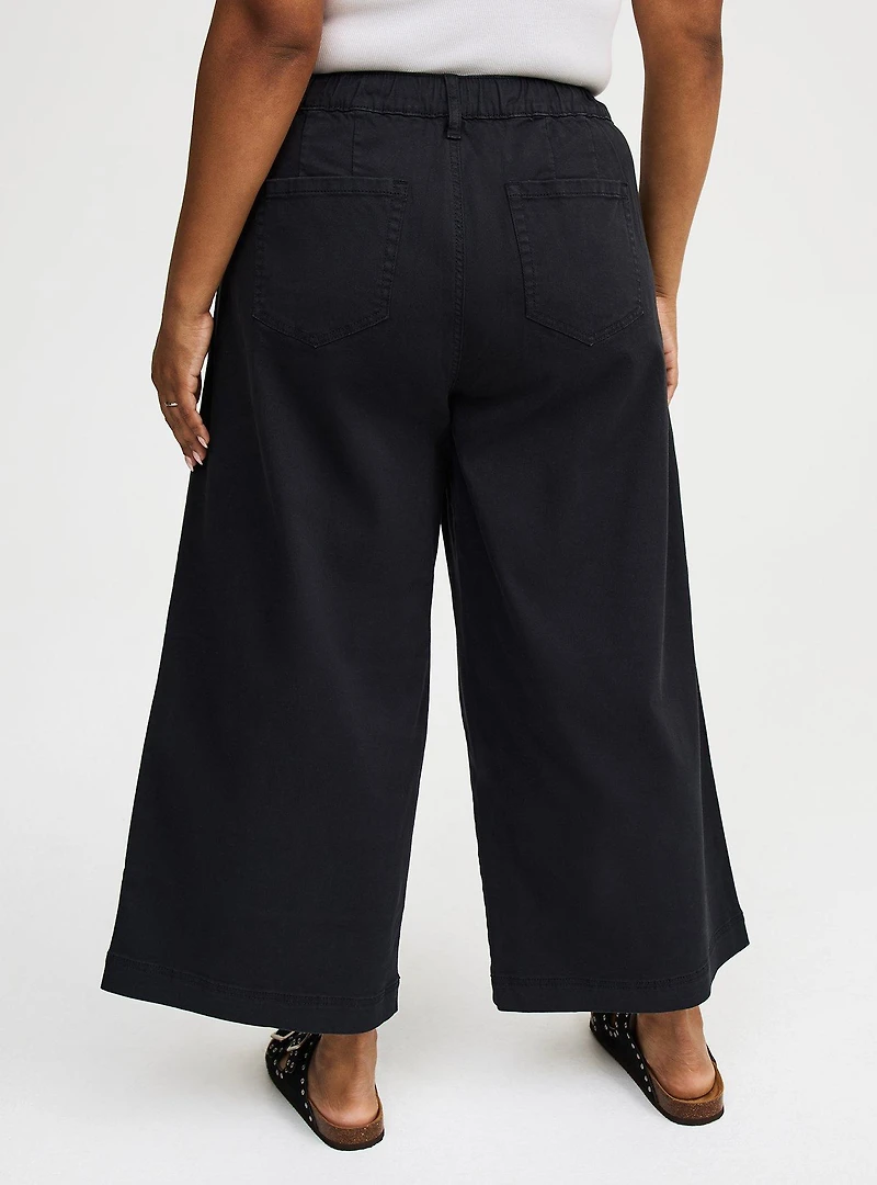 Weekend Wide Leg Ankle Crop Pants
