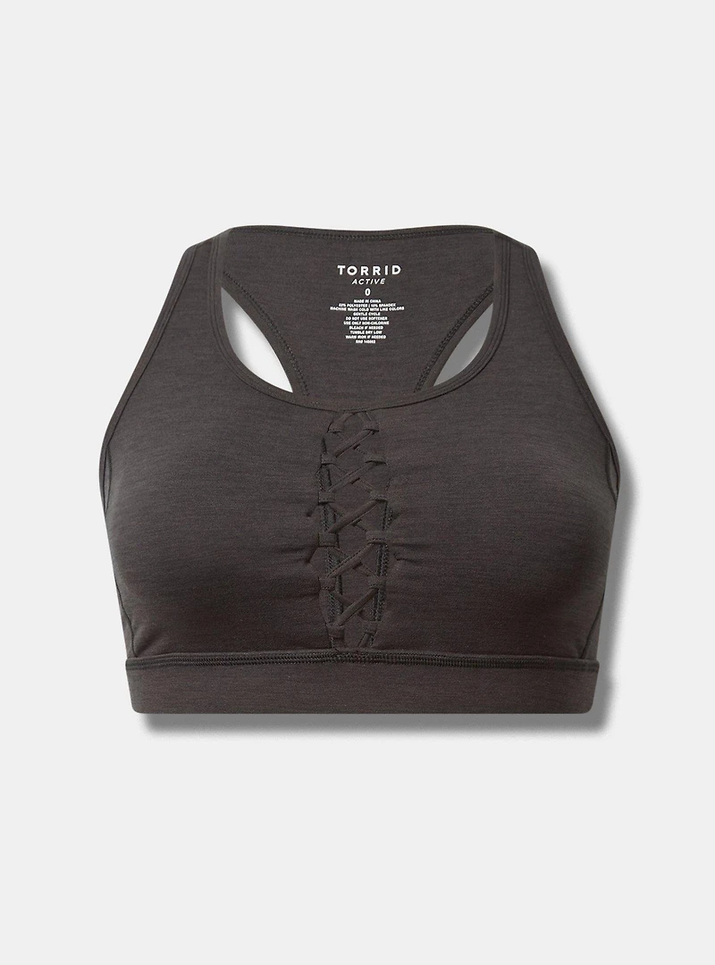 Low Impact Wireless Cross-Front Sports Bra