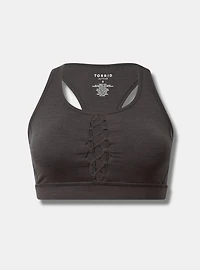 Low Impact Wireless Cross-Front Sports Bra