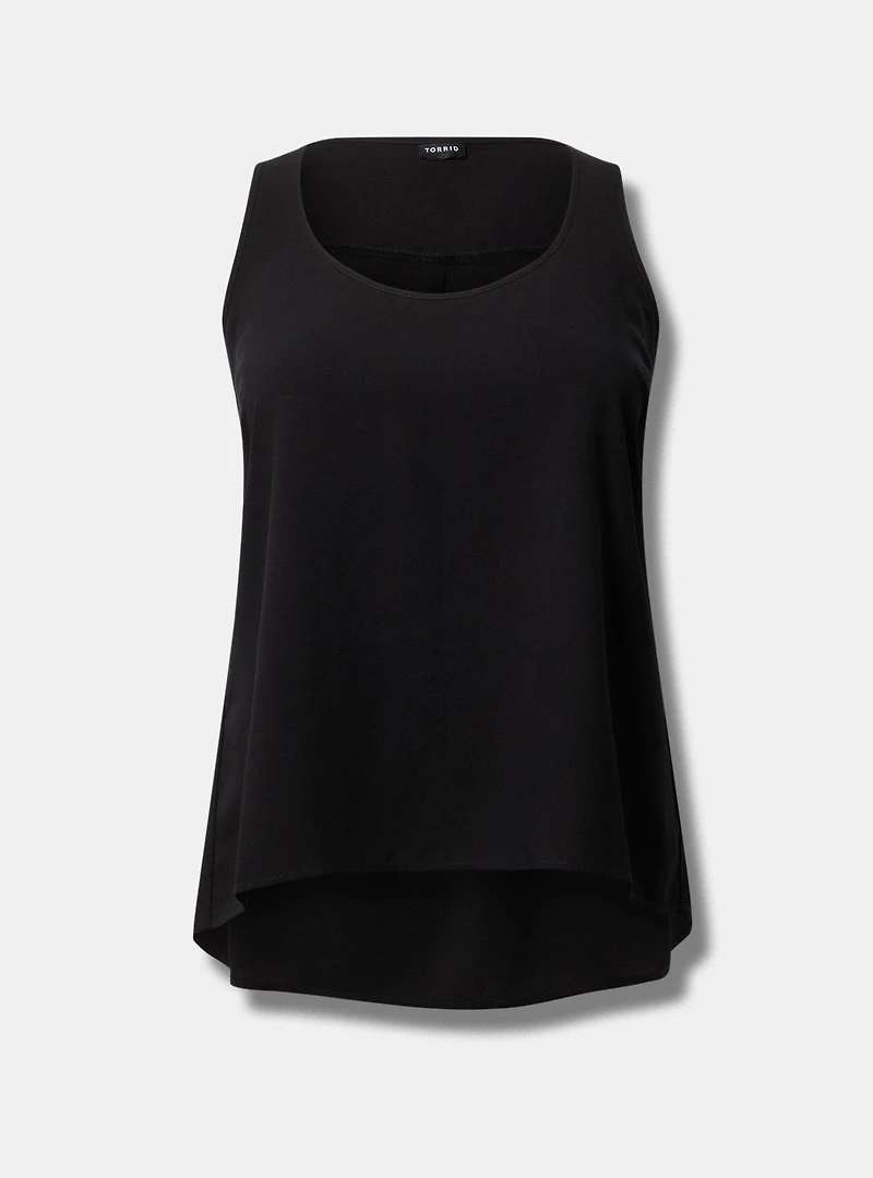 Hi-Low Challis Tank Top