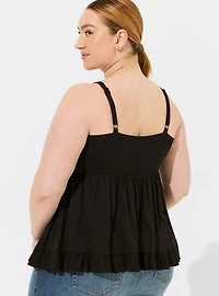 Tiered Ruffle Babydoll Top