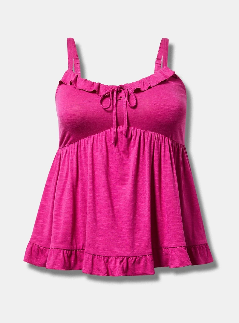 Tiered Ruffle Babydoll Top