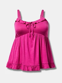 Tiered Ruffle Babydoll Top