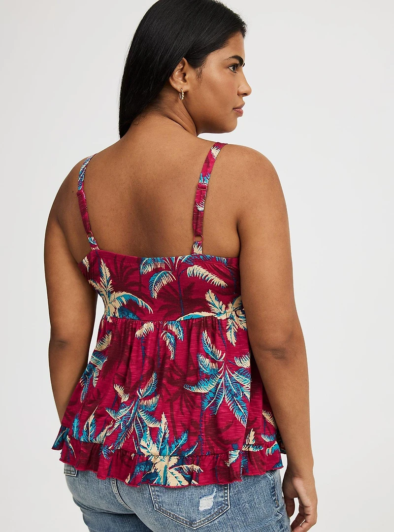 Tiered Ruffle Babydoll Top