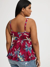 Tiered Ruffle Babydoll Top