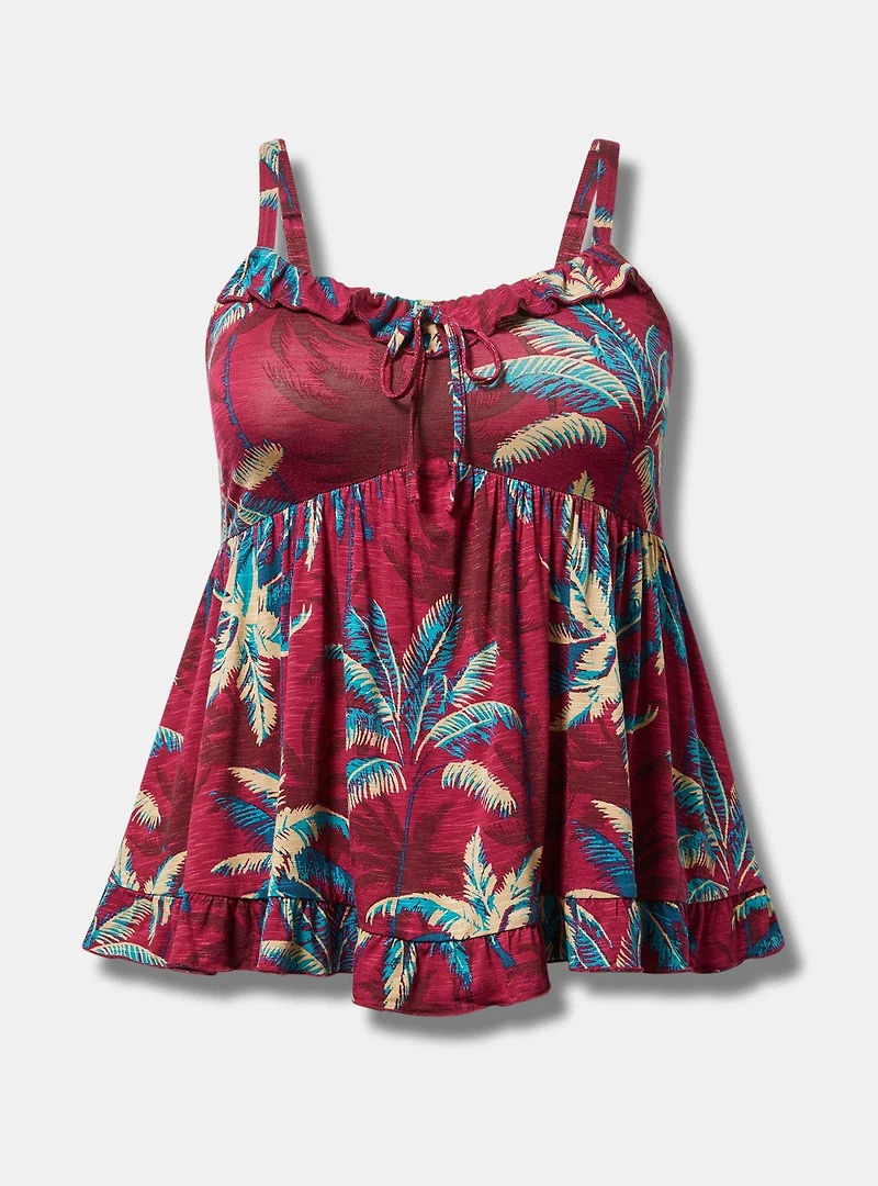 Tiered Ruffle Babydoll Top