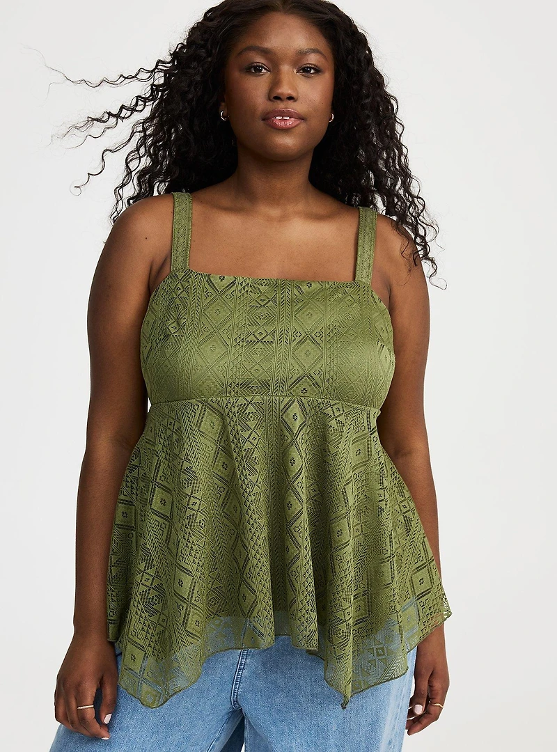 Babydoll Hanky Hem Tank