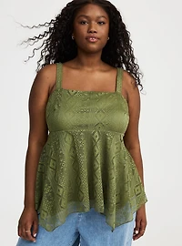 Babydoll Hanky Hem Tank