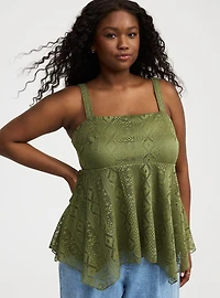 Babydoll Hanky Hem Tank