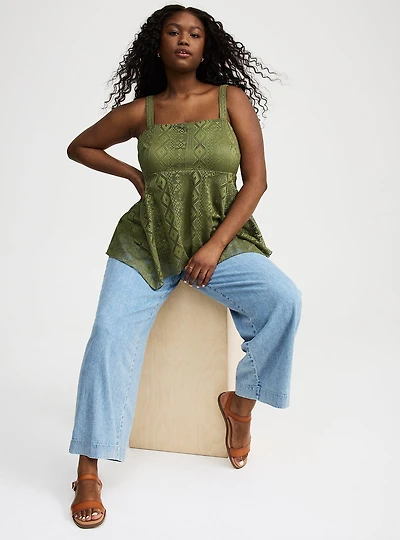 Babydoll Hanky Hem Tank