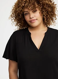 Flutter Sleeve Top