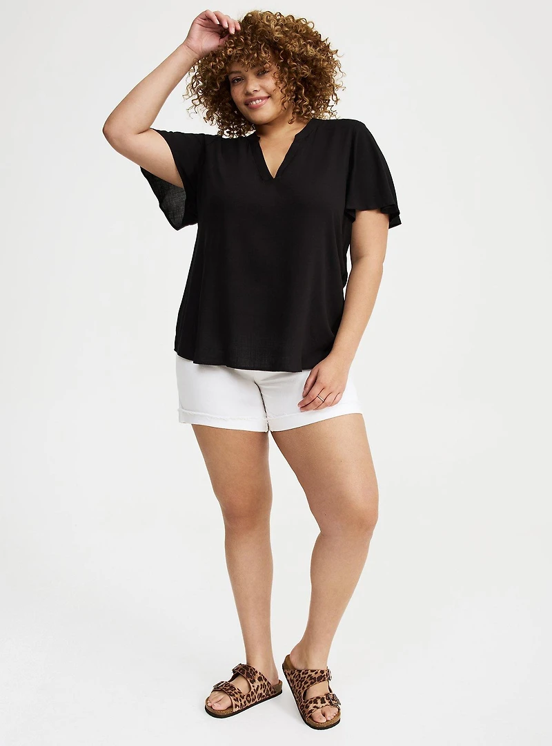 Flutter Sleeve Top