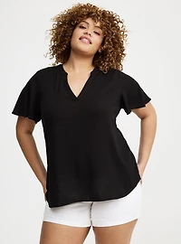 Flutter Sleeve Top