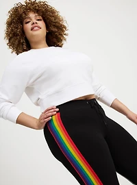 Pedal Pusher Side Stripe Legging