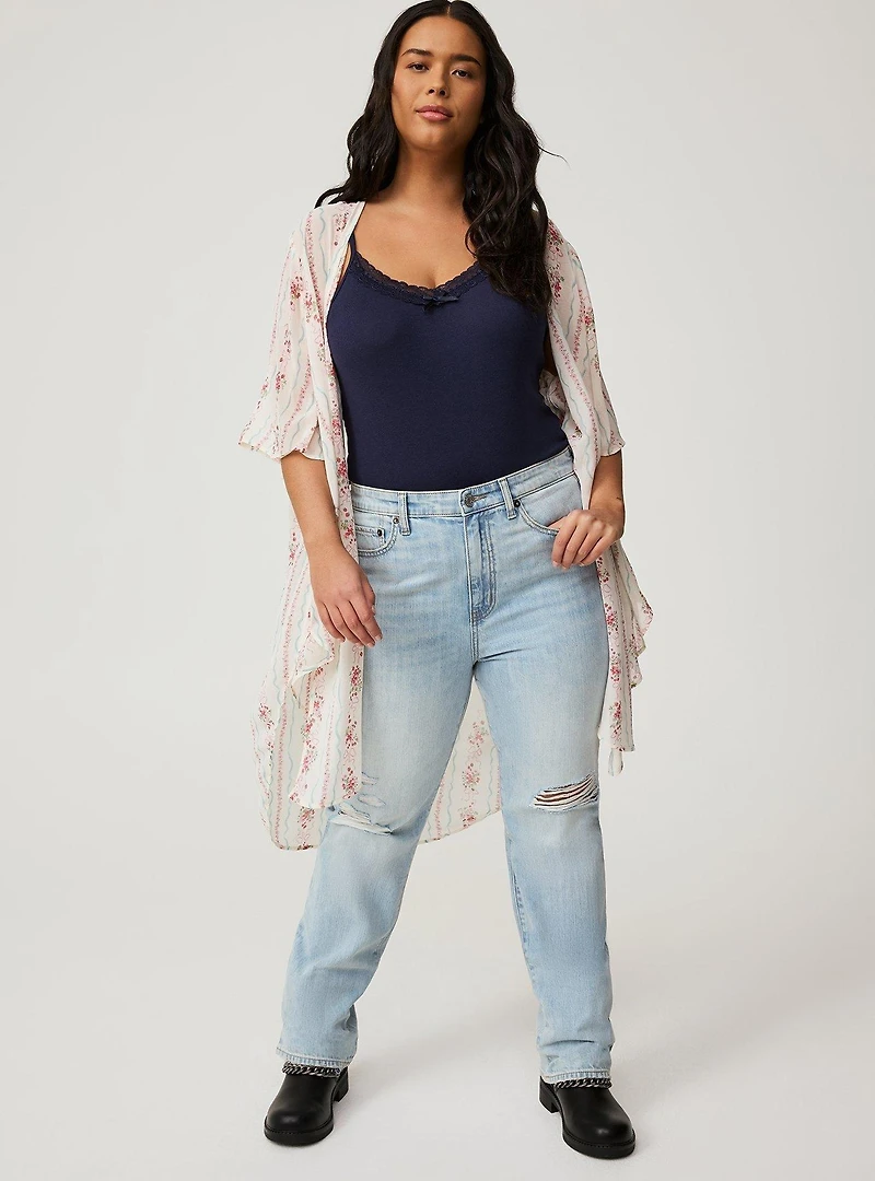 Shirttail Kimono