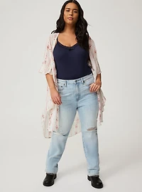 Shirttail Kimono