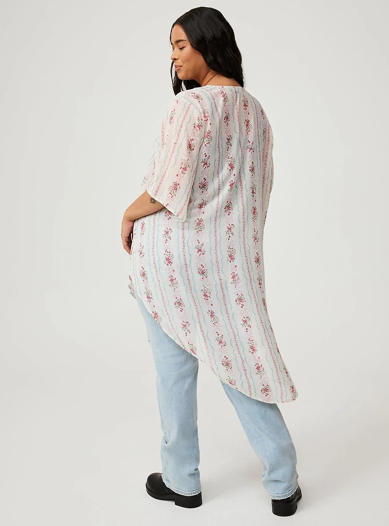Shirttail Kimono