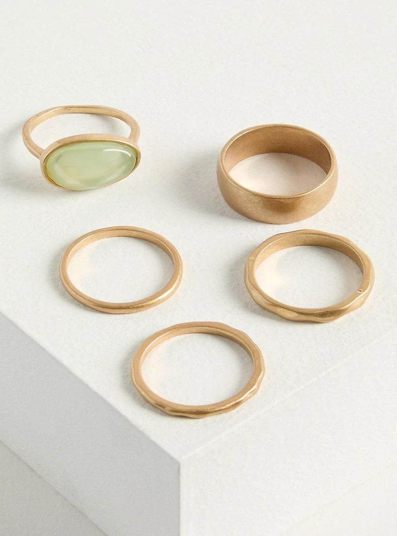 Stone Ring Set