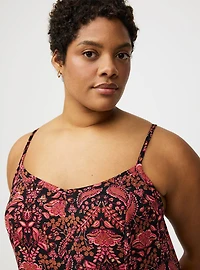 Tiered Trapeze Maxi Dress