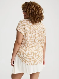 Crinkle Gauze Dolman Shirt