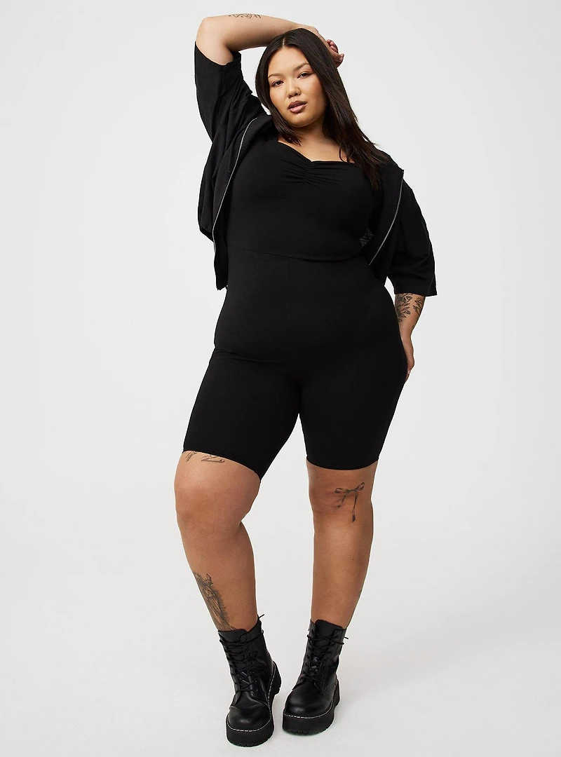 9'' Sweetheart Bike Short Romper