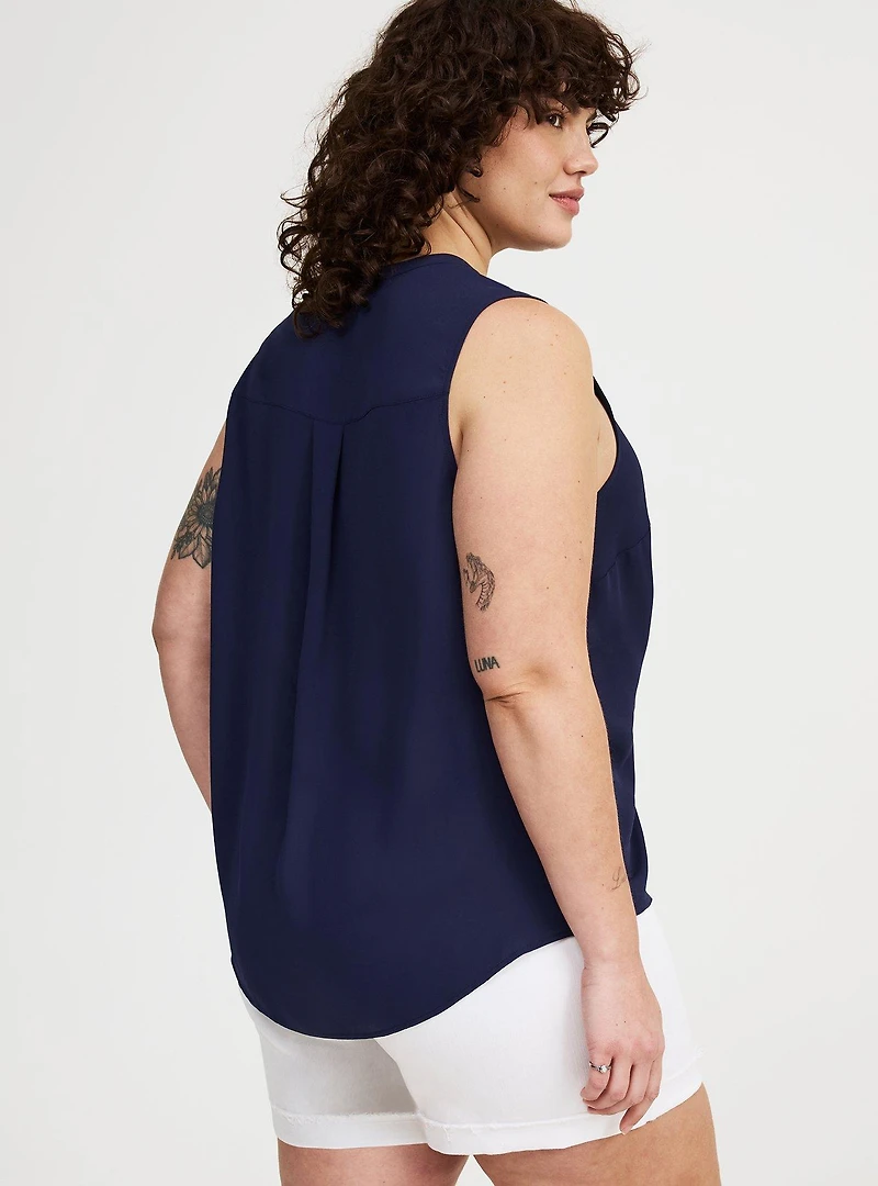 Harper Sleeveless Pullover Blouse