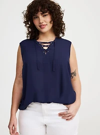 Harper Sleeveless Pullover Blouse