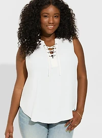 Harper Sleeveless Pullover Blouse